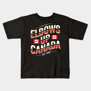 Elbows Up Canada est. 1867 Kids T-Shirt
